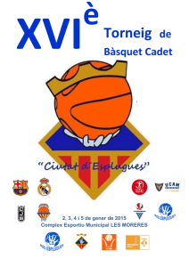 CE_Dossier Torneig Cadet XVI