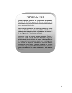 1 PROPUESTA No. 01/ 2015 - Comisión Estatal de los Derechos