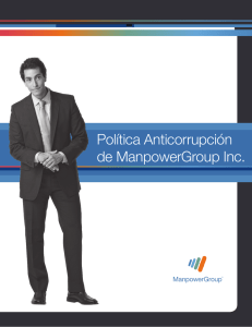 Política Anticorrupción de ManpowerGroup Inc.