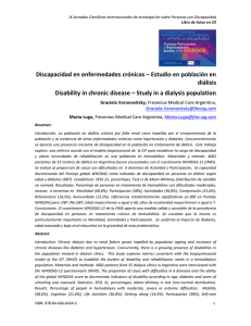 Discapacidad en enfermedades crónicas