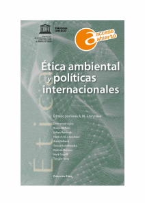Etica ambiental y políticas internacionales - unesdoc