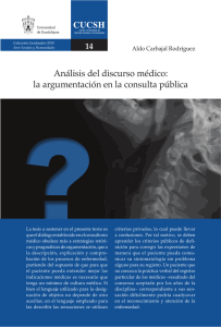Análisis del discurso médico: la argumentación en la consulta pública