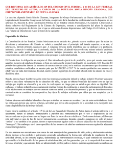 que reforma los artículos 429 del código civil federal y 61 de la ley