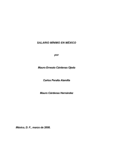 Salario mínimo en México