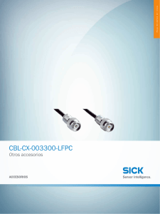 Otros accesorios CBL-CX-003300-LFPC, Hoja de datos en línea