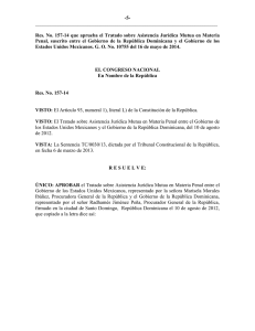 Que aprueba el Tratado sobre Asistencia Jurídica Mutua en Materia