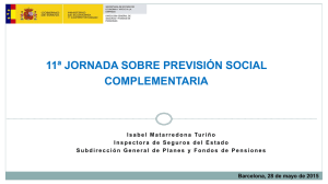 Modificación del Reglamento de planes y fondos de pensiones