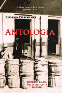 vol 166. AntologÃa. Eugenio Deschamps