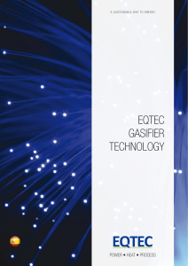 EQTEC GASIFIER TECHNOLOGY