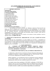 Pleno 04/02/16 - Ayuntamiento de Castellanos de Moriscos
