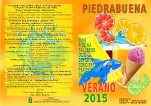 verano cultural 2015 programa