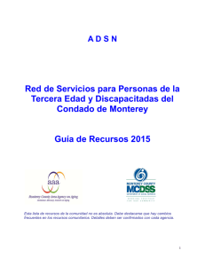 Red de Servicios para Personas de la Tercera Edad y