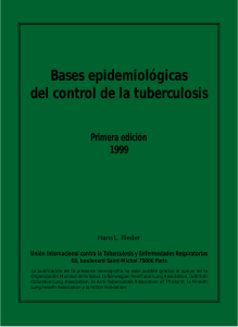 Bases epidemiológicas - International Union Against Tuberculosis