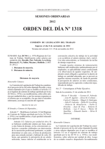 orden del día nº 1318