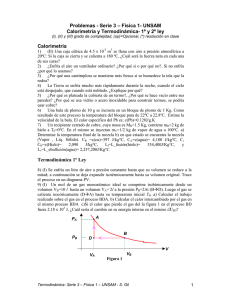 Problemas Termodinámica - Serie3 Termo - Física re