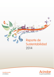 Reporte de Sustentabilidad 2014