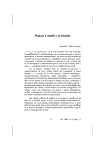 Manuel Castells y la historia