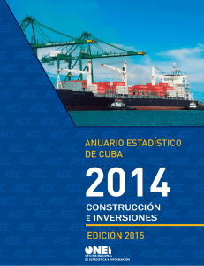 Construcción e Inversiones - Oficina Nacional de Estadísticas. Cuba