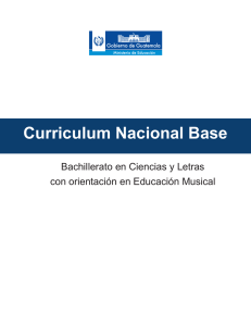 Curriculum Nacional Base - Ministerio de Educación