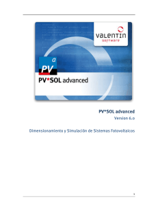 PV*SOL advanced - Manual