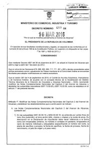 decreto 459 del 16 de marzo de 2016