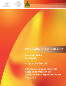 Educación sexual integral - Dirección General de Educación