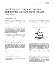 Anestesia para cirugía no cardiaca en pacientes