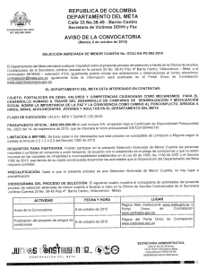 62. OCSJ-SA-PS-062-2015 - 1. AVISO DE LA CONVOCATORIA 062