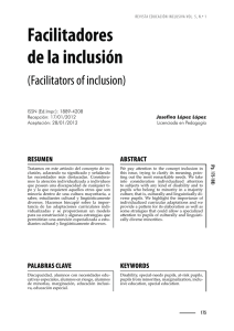 Facilitators of inclusion