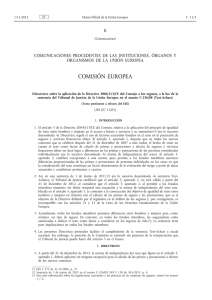 Directrices sobre la aplicación de la Directiva 2004/113/CE del