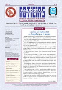Licencia por maternidad en Argentina y en el mundo