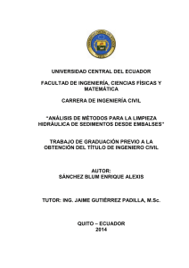 universidad central del ecuador facultad de ingeniería, ciencias