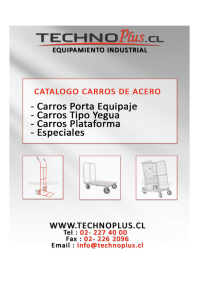 Catálogo CARROS ACERO MODIFICADO