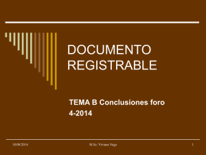 documento registrable - Curso Derecho Registral I