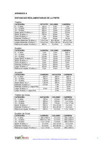 XIII. Apendice A Distancias Oficiales