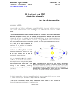 21 de diciembre de 2012 - Astronomia Sigma Octante
