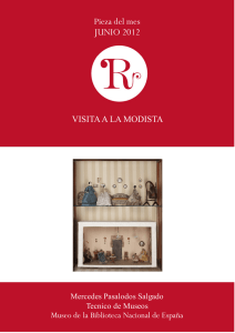 "Visita a la modista", siglo XIX - Ministerio de Educación, Cultura y