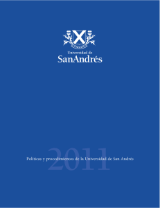 Políticas y procedimientos de la Universidad de San Andrés