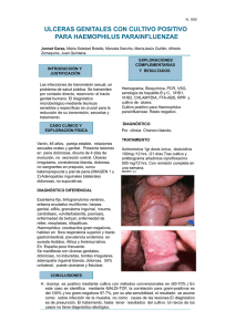ulceras genitales con cultivo positivo para haemophilus