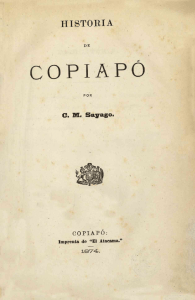 Ver Historia de Copiapo - Biblioteca del Congreso Nacional de Chile