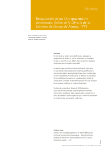 Criterios - Instituto Andaluz del Patrimonio Histórico