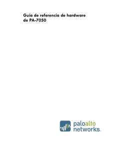 Guía de referencia de hardware de PA-7050