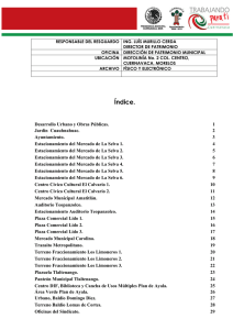 Información de Bienes Inmuebles del Dominio Público ó Privado