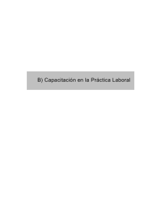 B) Capacitación en la Práctica Laboral