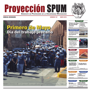 Proyección SPUM Mayo