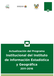 Institucional del Instituto de Información Estadística y Geográfica