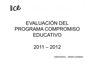 Presentación evaluación CE diciembre 2013
