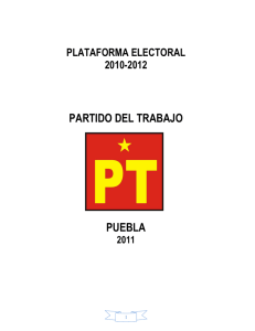 2011 Plataforma Electoral - Instituto Electoral del Estado