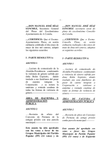 Extracto do Pleno ordinario do 5 de maio do 2014