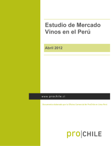 Estudio de Mercado Vinos en el Perú Abril 2012
